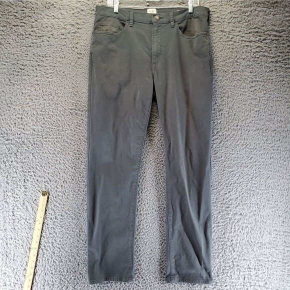 Flint And Tinder Pants Mens 34X32 Gray Straight Fit Durable Cotton Blend - Picture 1 of 14